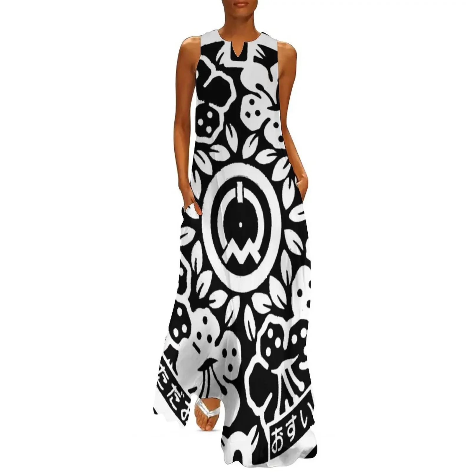 

Japan Manhole with cherry blossoms Long Dress luxury evening dresses 2025 Dress woman summer dress korean women