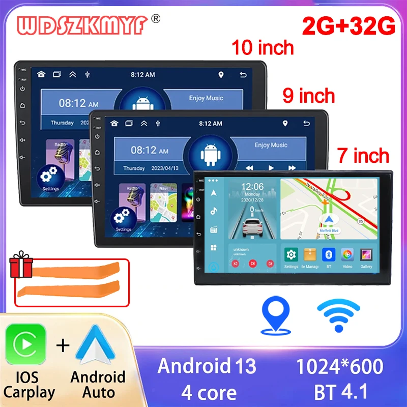 Android 13 Autoradio Autoradio 32G 2 Din 7 \