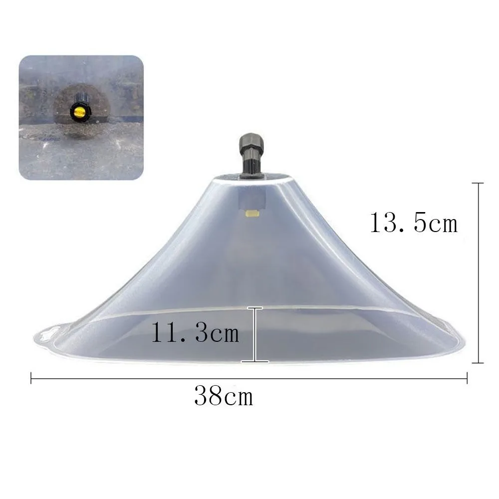 

Windproof Windproof Cover Sprayer Fan-type with Wind Shield Power Sprayer Windproof Cover Transparent Atomizing Nozzle