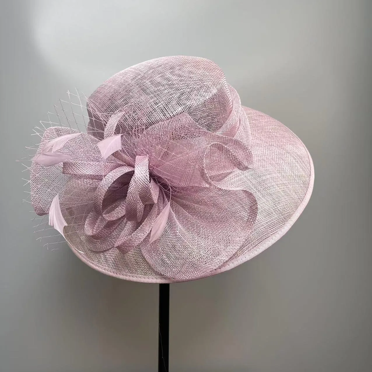 new-summer-high-quality-philippine-hemp-ladies-elegant-hat-for-women-french-retro-wide-brimmed-tea-party-banquet-church-hats