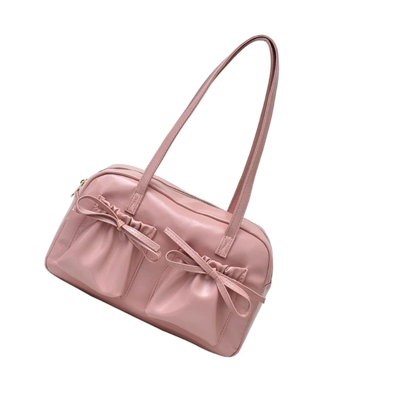 

A3PE Japanese Shoulder Bag For Women PU Satchel Commuters Purse Retro Handbag