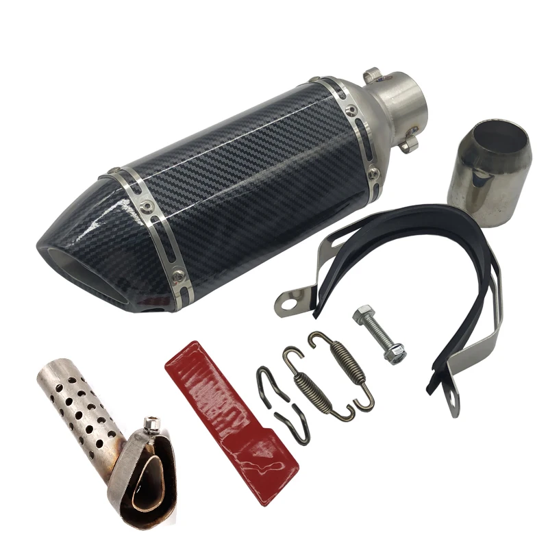 Motorcycle Exhaust Pipe Muffler Silencer DB Killer For For Z800 Z900 Z1000 MT07 FZ07 PCX  Vespa Cb650r Nmax Moto Accessories