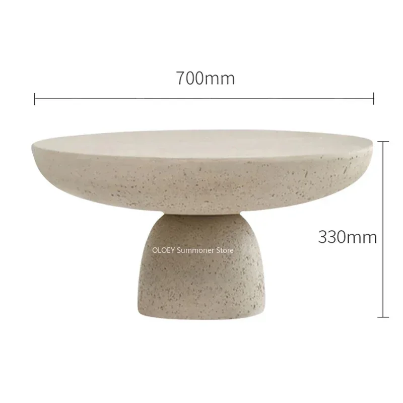 Nordic Luxury Mushroom Style Round Side Table Designer Living Room Japanese Coffee Tables Combination 이동식테이블 Home Furniture AA50