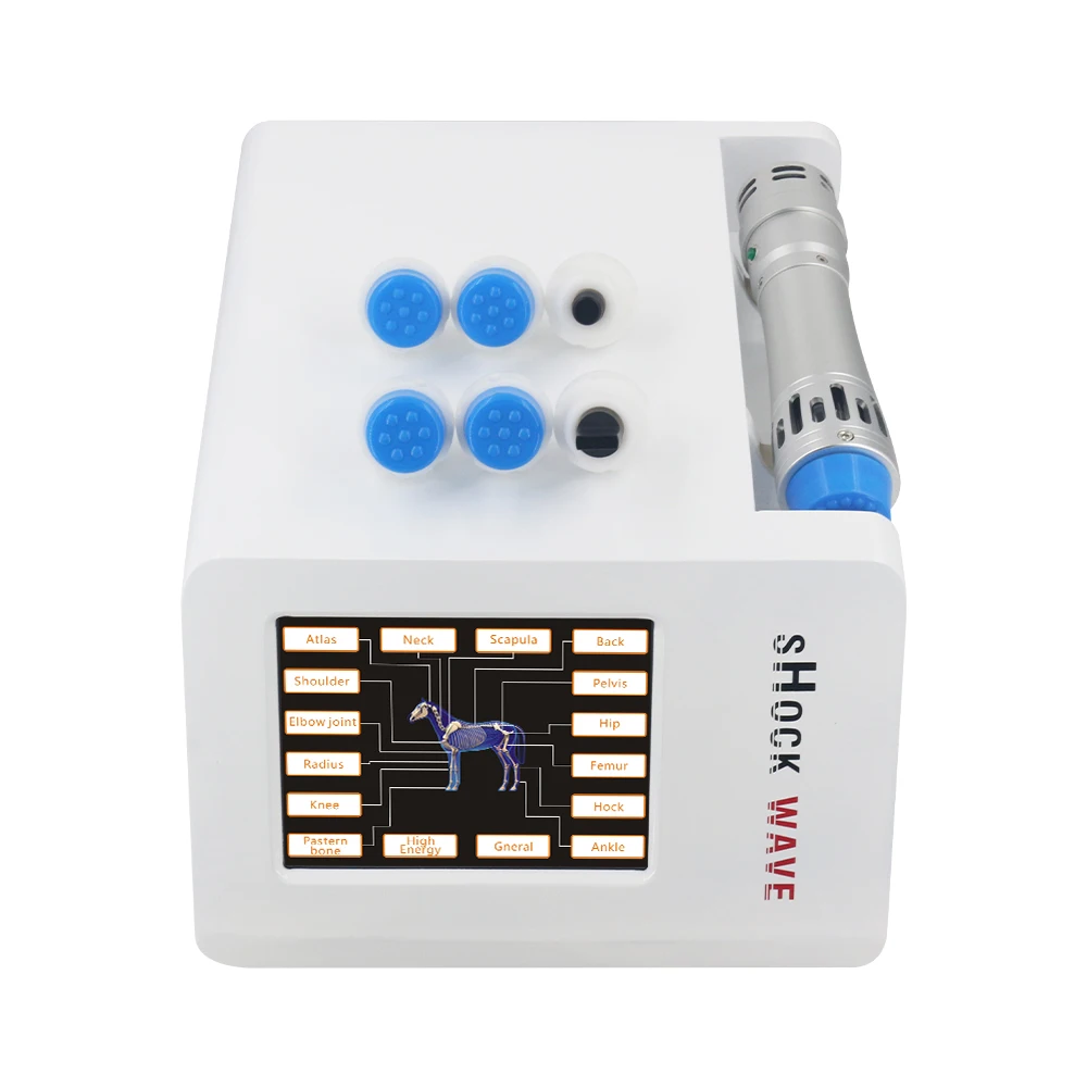 300MJ Shockwave Therapy Machine Treat Cubarthrosis Pain Relief Heel Rehabilitation Veterinary Professional Shock Wave Machine