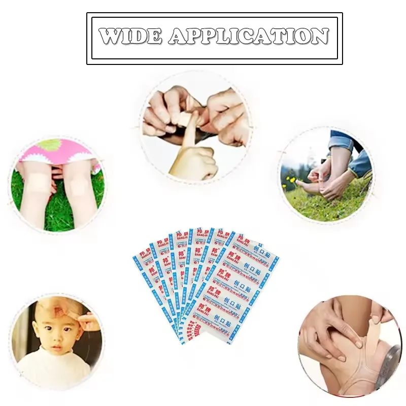 20-100Pcs Medical Elastic Band-Aid Wound Hemostatic Bandages Tapes For Home Travel Outdoor Sports Adhesive Plaster First Aid Kit