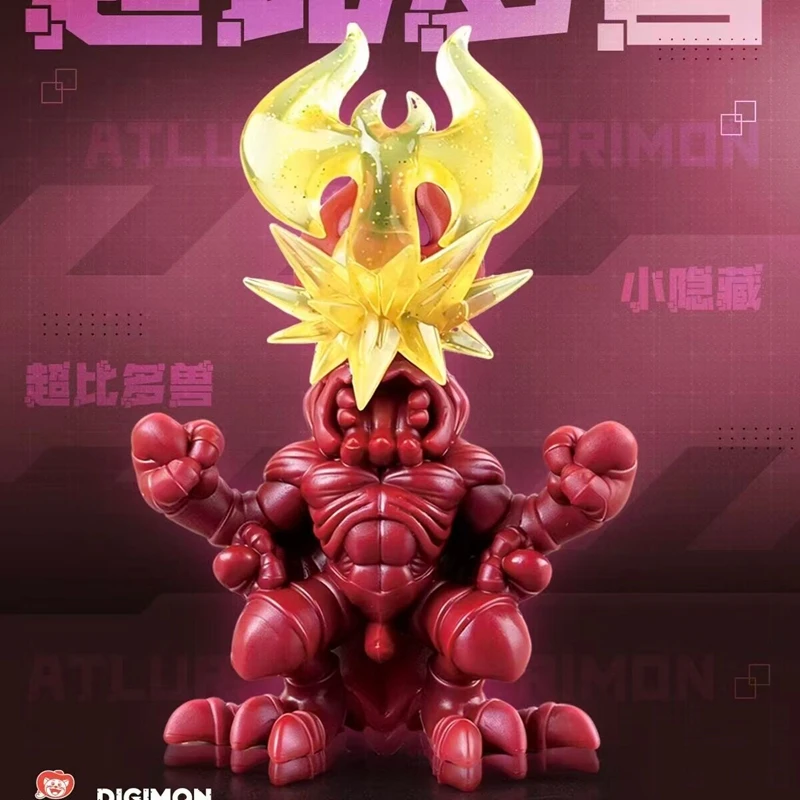 Genuine KAYOU Digimon Dimensional Evolution Buildable Eraser Mini Figure Blind Box 2-in-1 Stationery Desktop Model Ornament Gift - view 6