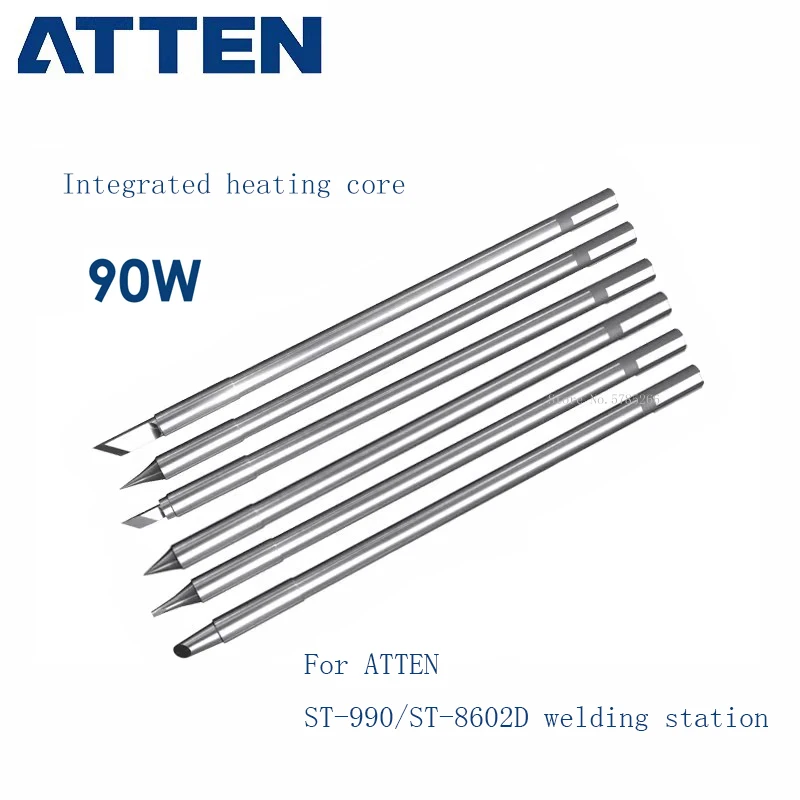 ATTEN ST-990 ST-8602D testa speciale per saldatore serie T990 testa di saldatura elettrica con nucleo riscaldante integrato per saldatura