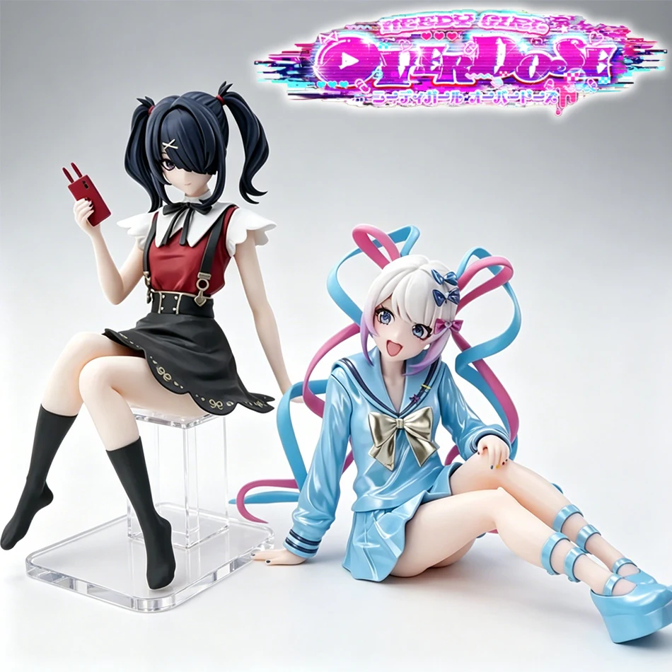 Needy Girl Overdose Chokonose Anime-Figuren KAngel OMGkawaiiAngel Ame Chan PVC Vtuber Sammlerstück Desktop-Deko Geburtstagsgeschenke