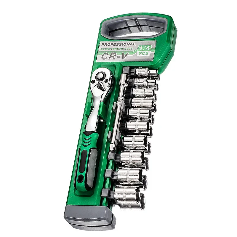 72-tooth-12-piece-ratchet-wrench-socket-set-1-4-3-8-1-2-metric-set-automotive-maintenance-and-household-tools-set