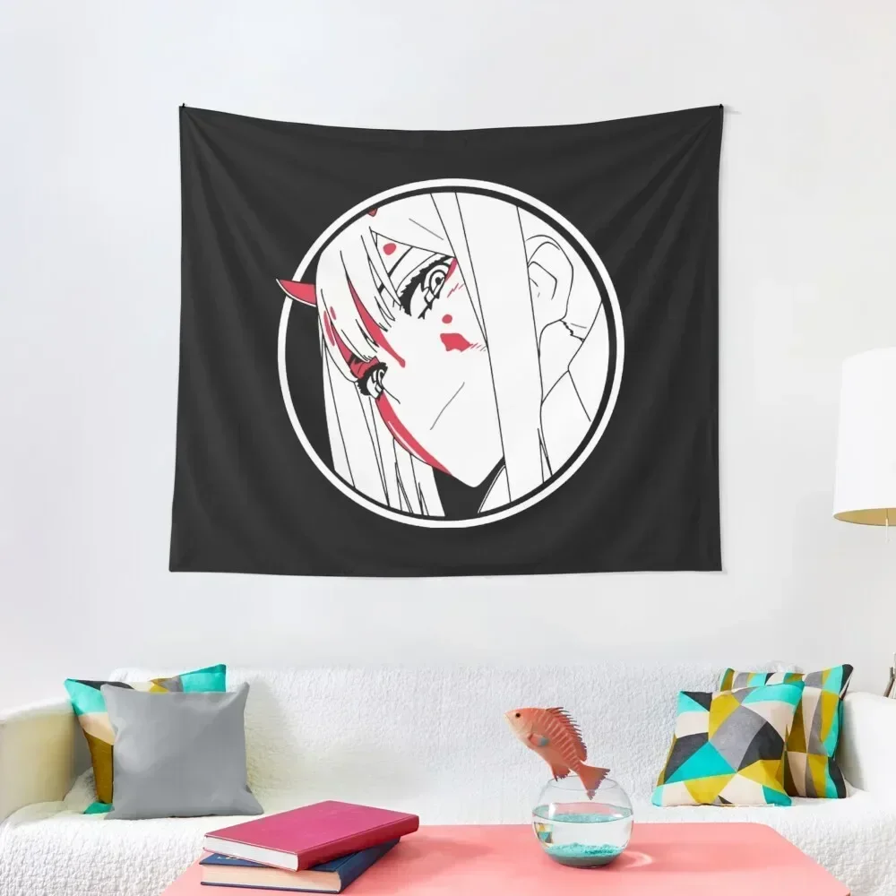 

Zero Two Darling In The Franxx Tapestry Cute Decor Home Decorations Mushroom Tapestry