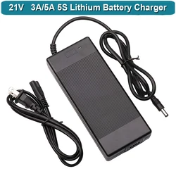 21V  3A 5A DC AC Power Supply Cord Adapter Charger For hoverboard Gun massage Lithium Battery Mains Psu Back2life Back