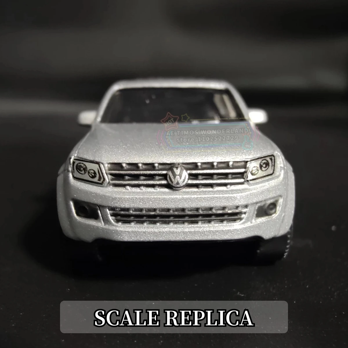 Scale 1/64 VW AMAROK Pickup Replica Metal Mini Truck Car Model Sandbox Ornament Miniature Art Diecast Figure Kid Xmas Gift Toy