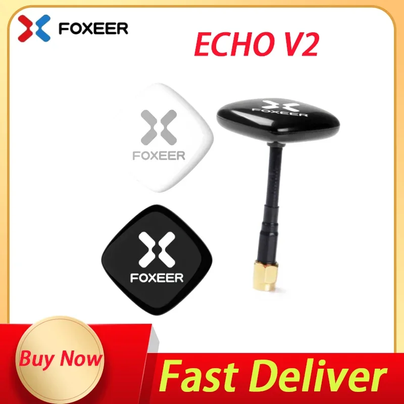 

Foxeer ECHO V2 2 5.8GHz 9dBi Patch Antenna LHCP RHCP for RC Airplane FPV Racing Freestyle Drones VTX VRX Goggles Monitor DIY
