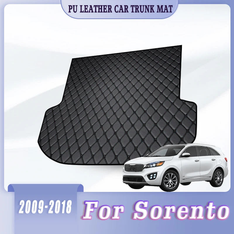 Car Trunk Carpets Mats For Kia Sorento 2018 2017 2016 2015 2014 2013 2012 2011 2010 2009 (5 Seater) Auto Accessories Covers Rugs