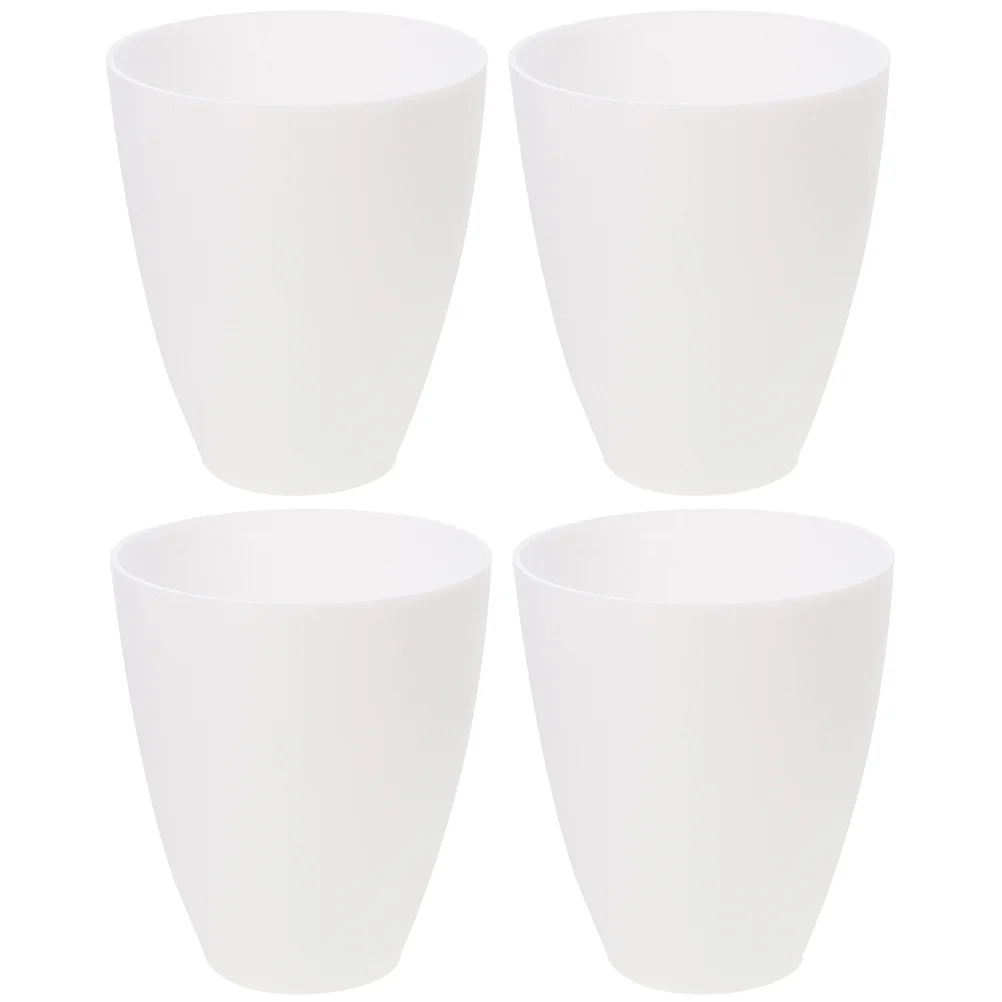 4 Pcs Plastic Lampshade Replacement Cover Table Decorative Shades for Wall White Office Desk