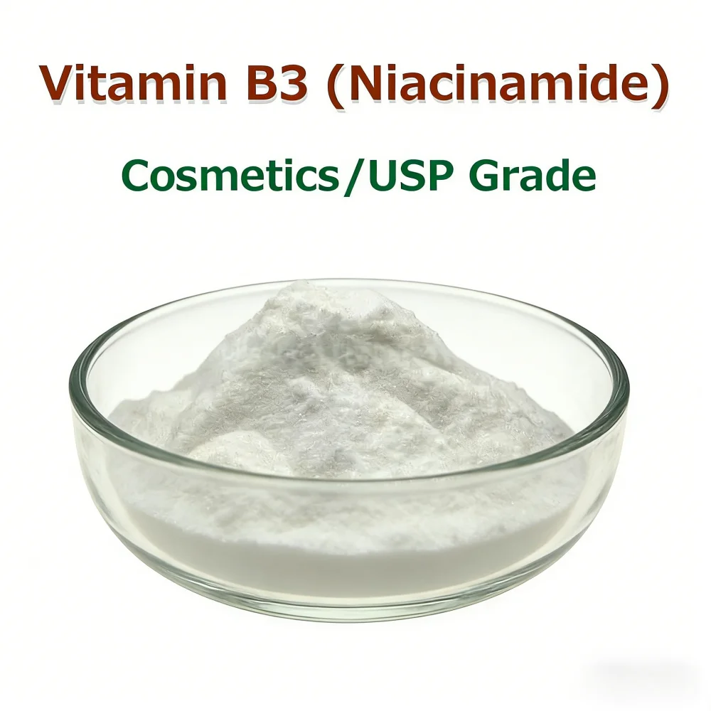 99 % Nicotinamid VB3 Vitamin B3 Pulver, Niacinamid-Pulver zur Hautaufhellung, Emulsionszusatz für die Hautpflege