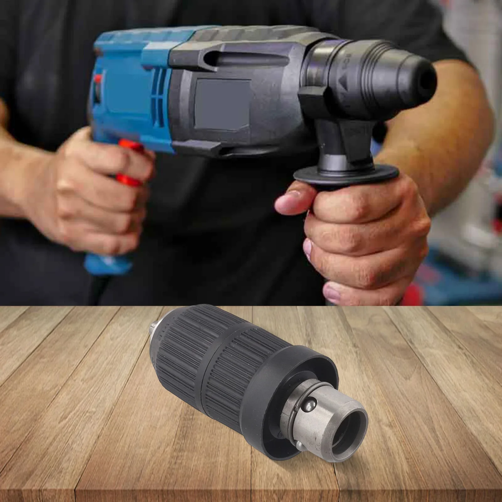 ボッシュ-gbh226dfr-電動ハンマー用の互換性のあるクイックチェンジロングチャックは、あらゆる掘削シナリオで信頼性の高い性能を発揮します。