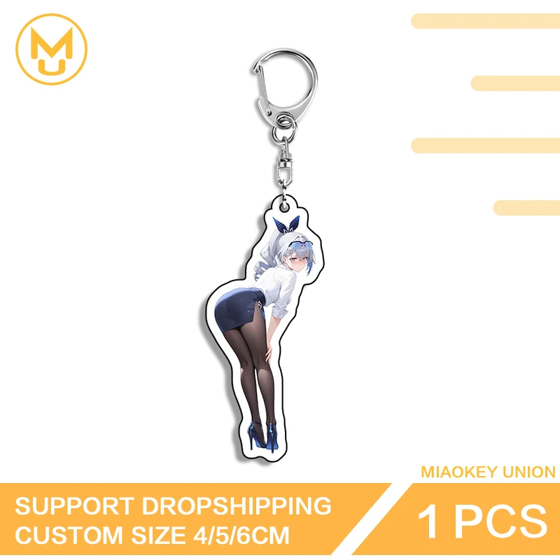 Anime Girl Sexy Standing Posture Exquisite Adorable Hot Selling Sunscreen Double Sided Keyring Monstrous Fashion Decorations