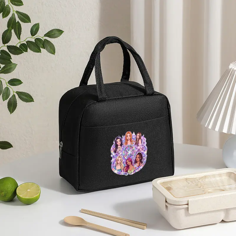 Insulated Tote Bags KATSEYE World Tour Lunch Bags Suitable for School Work Camping and Everyday Use Women K-Pop Fan Gifts
