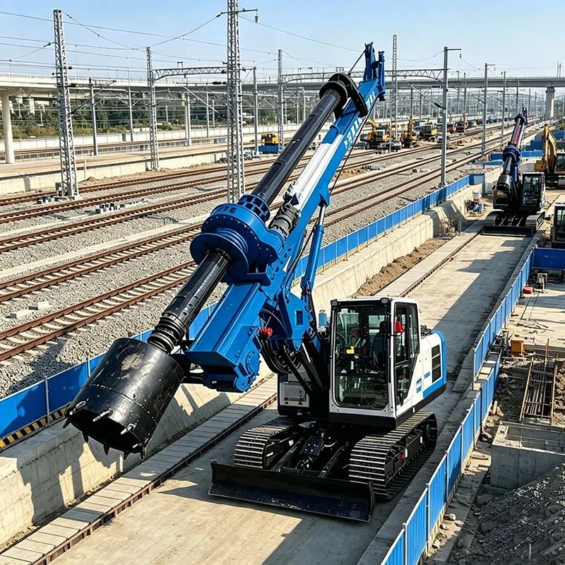 High Performance Rotary Drill Rig Hydraulic Foundation Piling Rig for Complex Terrain Construction