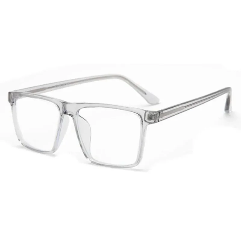 نظارات قصر النظر المربعة كبيرة الحجم TR90 بإطار كبير نظارات طبية لقصر النظر 0 -0.5 -0.75 إلى -6.0