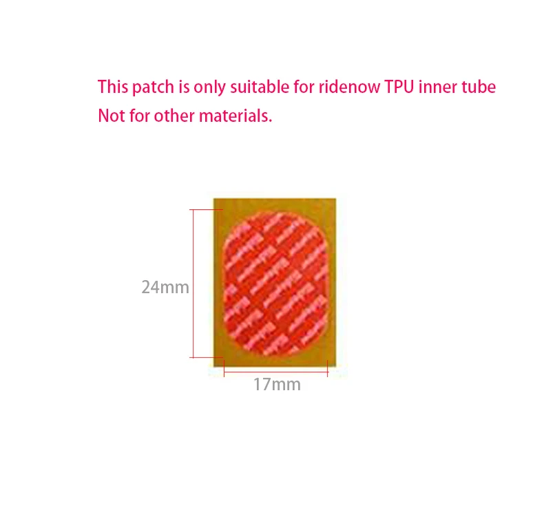Ridenow Bike Inner Tube Tire Patch Patching tools Repair Kit for Road MTB Folding Bicycle TPU Material Powerful Glue-free