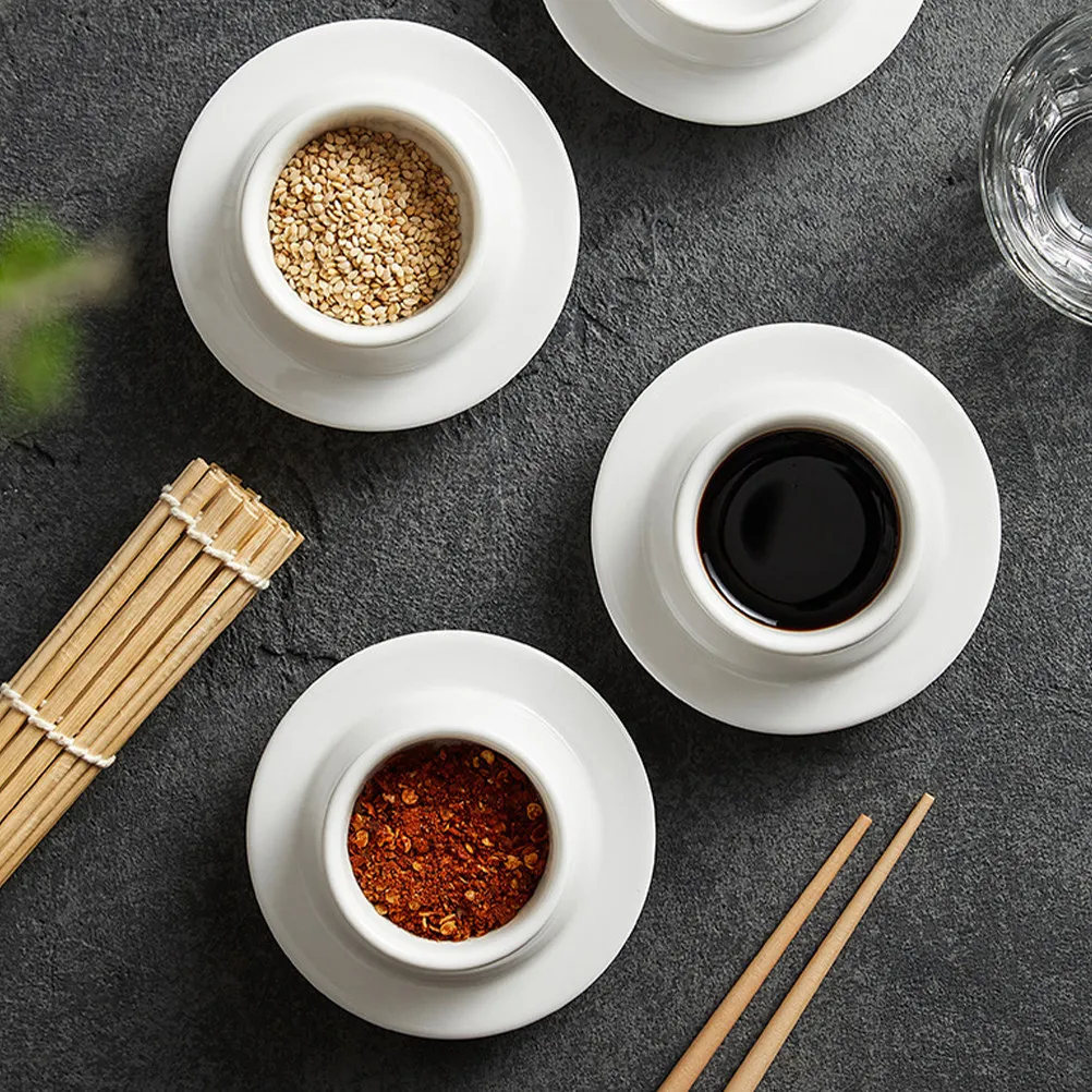 

3Pcs Volcanic Butter Dishes Ceramic Dipping Bowls for Soy Sauce Olive Oil Cheese Seasonings Small Condiment Bowls for Party