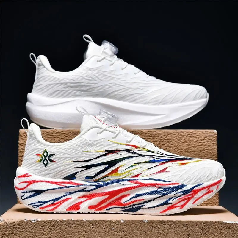 

2025 New Arrival Running Sports Shoes for Mens Womens Breathable Men Athletic Shoe Elastic Band Unisex Walking Jogging Shoes
