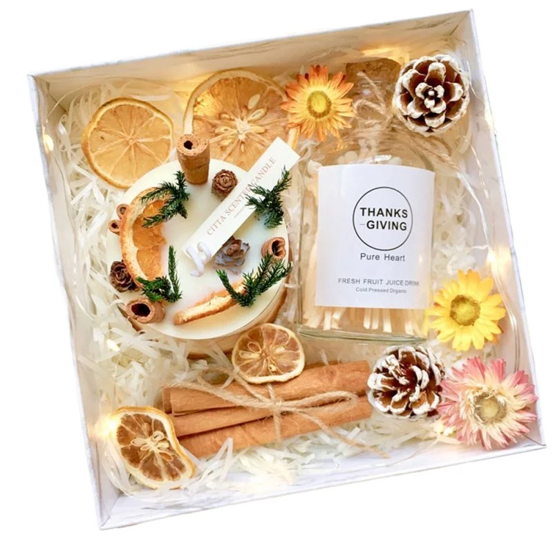 

Cheap home decoration cylindrical, aromatherapy smokeless candle romantic dried flower column