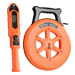 SucceBuy Pipe Locators 30m Underground P67 Waterproof Pipe Blockage Detector Sewer Wall Scanner Plumbing Tool for Plastic Metal