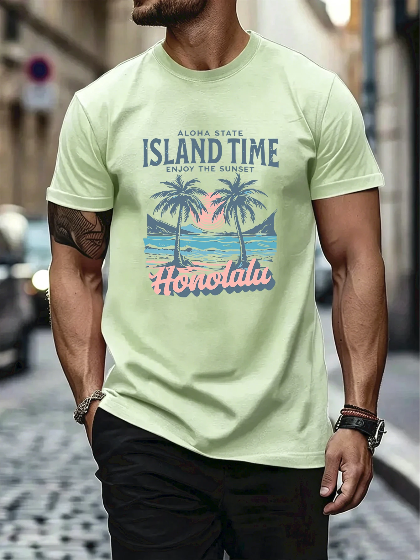 Island Time Honolulu Sunset Ba - Street Fashion Elements incelemesi ve fiyatı