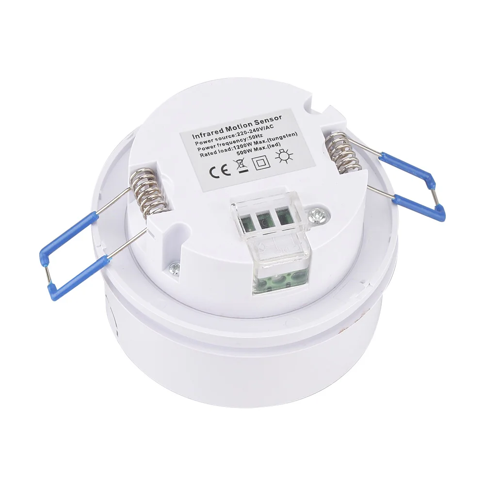 500-1200W Human Body Infrared Sensor Switch AC 220V-240V 3-200lux Automatic Sensor Light Switch with PIR Sensor Probe