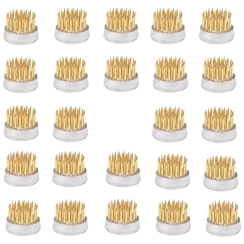 

Feb.Flower Frogs Set For Arrangements Holder Flower Frog Brass Pin Frog Set For Classroom Teaching, Home, Office (0.9 Inch 24 Pc