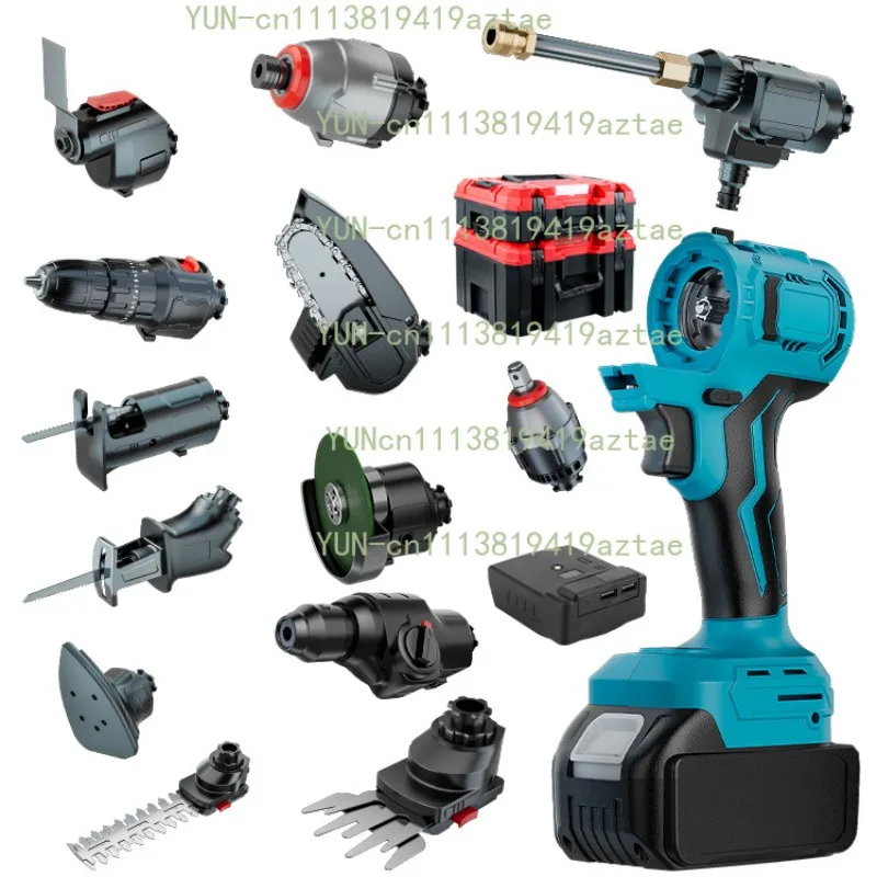 15 in 2 Cordless Power Tool Combo Kit, Multi-Function Impact Drill & Electric Screwdriver All-In-One Tool Set