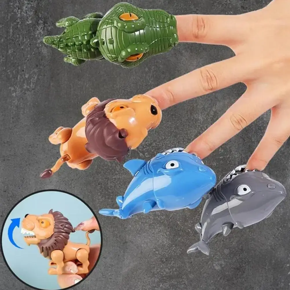 

Finger-Biting Lion Shark Toys Children Mini Funny Creative Dinosaur Toy Early Educational Games Interaction Tricky Animals Model