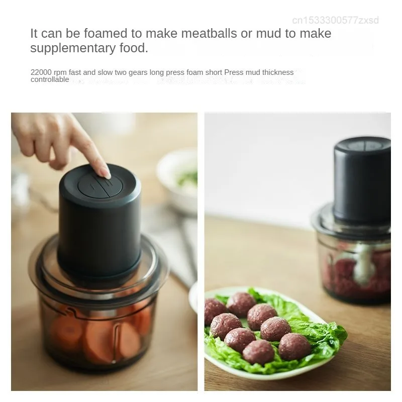 Xiaomi Olayks Meat Grinder Household Electric Fully  Automatic Mixer Multi Functional Baby Food Garlic Puree Kitchen Shredder