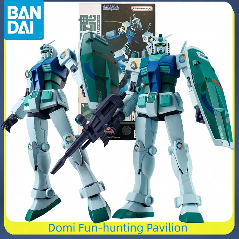 

Bandai Original THE ROBOT SPIRITS MOBILE SUIT Anime Figure RX-78-2 GUNDAM Ver. A.N.I.M.E.EARTH COLOR Movable Model Finished Toys