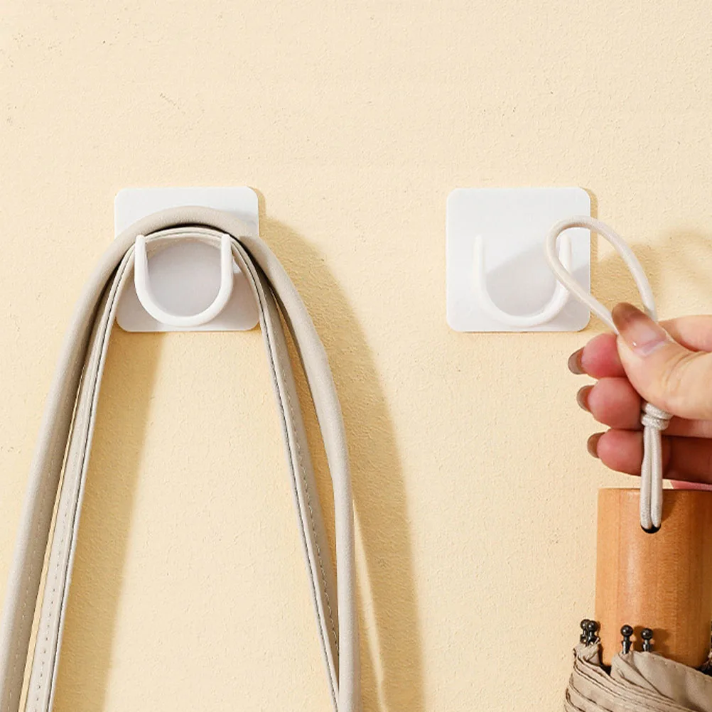 

4pcs Curtain Rod Bracket Abs Heavy Duty Rust Resistant Strong Load Bearing Easy Install For Bedroom Living Room Kitchen Office