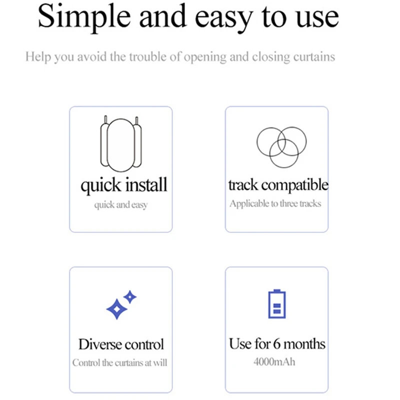 الستائر الذكية روبوت الرومانية قضيب المسار فتاحة الستار التلقائي التحكم عن بعد محرك الستار