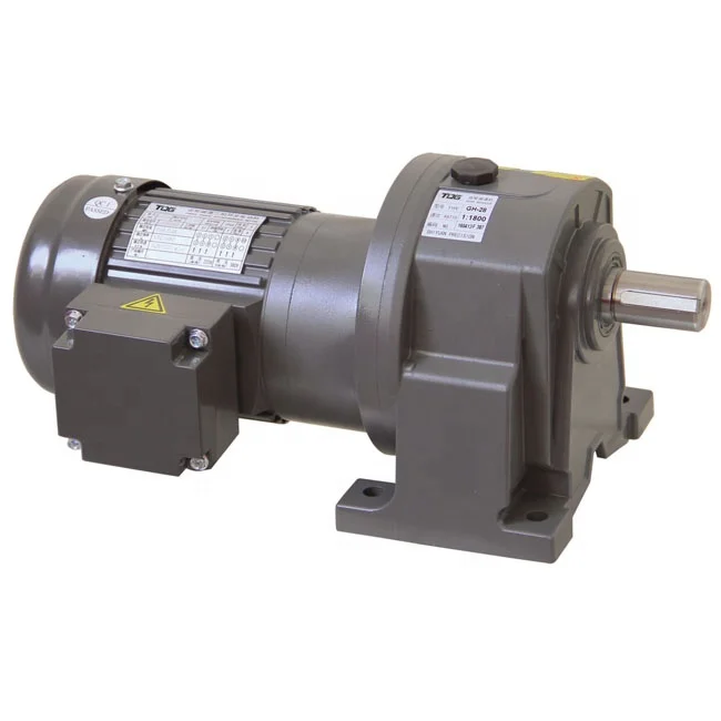 

TQG GH 750W 1HP Horizontal Installation One Phase Three Phase Gear Motor 110v/220v 4P Electric Gear Motor Speed Reducers Motor