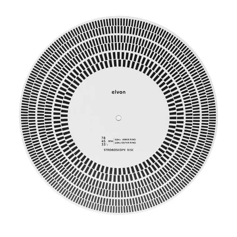 P82F LP Vinyl Record Turntable Phono Tachometer Calibration Strobe Disc Stroboscope Mat 33 45 78 RPM