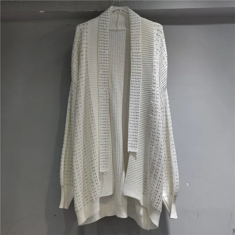

SuperAen Fashion Casual Long-sleeved Knitted Cardigan for Women Autumn and Winter 2025 New Mid-length Coats
