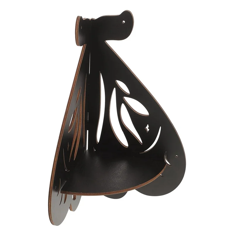 PORK-حورية البحر رف زاوية خشبي جدار جبل رف معلق ديكور زهرة النبات عرض الرف لغرفة المعيشة كتاب ديكور