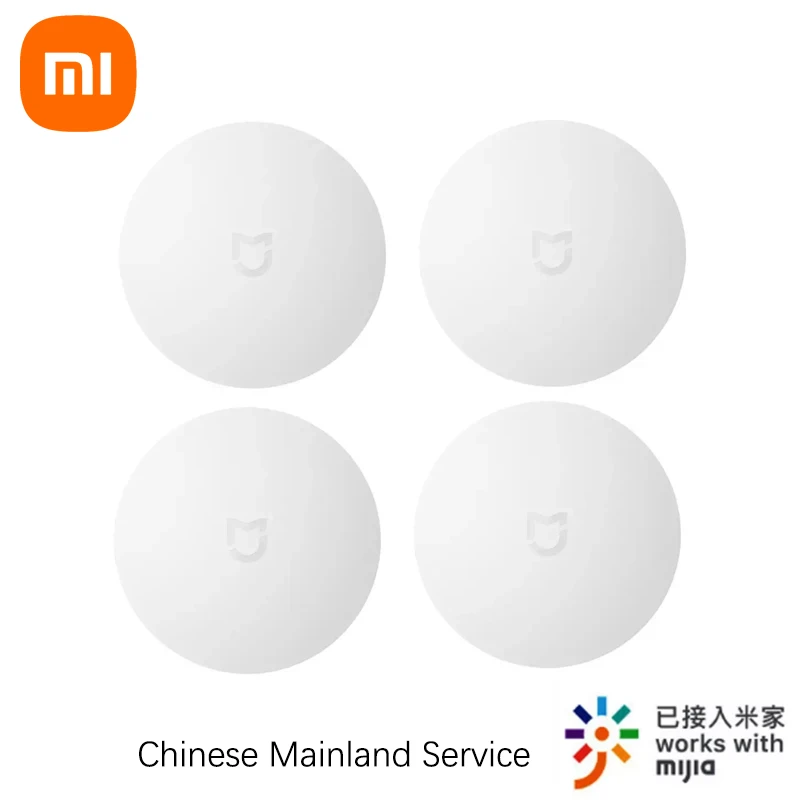 

Умный беспроводной переключатель Xiaomi Mijia Zigbee, аксессуары для устройств для умного дома, центр управления домом, интеллектуальное приложение Mihome