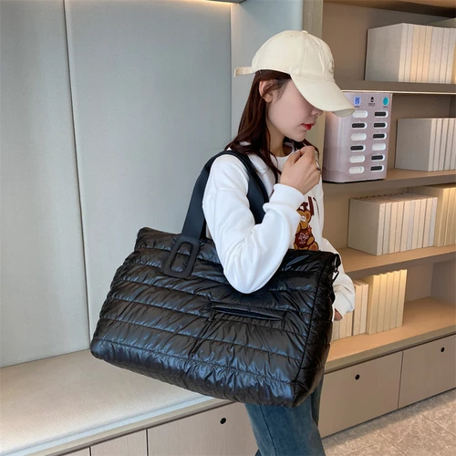 Imagen 2 del producto Bolsa de fitness, bolsa de descanso para mujer, bolsa de ejercicio, bolsa de natación impermeable con separación de ropa seca y húmeda, mano para yoga, viaje de un solo hombro