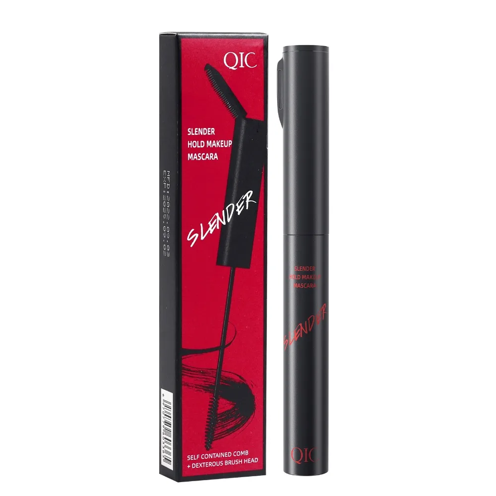 Mascara impermeabile a lunga durata Inchiostro nero Ciglia ad asciugatura rapida Trucco Fibra di seta Mascara a prova di trasferimento senza sbavature Strumenti per il trucco