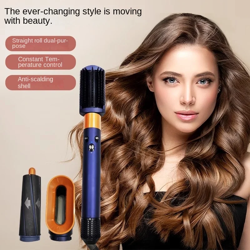 Curling Iron Wearing Hair Dryer Hot Comb Air Professional Curling Iron Hair Straightener Styling Tool