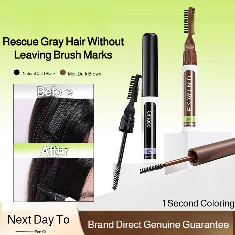 

Ручка-краска для волос, крем-краска для волос, одноразовое прикосновение, натуральная растительная основа, долговечная палочка для укладки волос, покрывает седые волосы