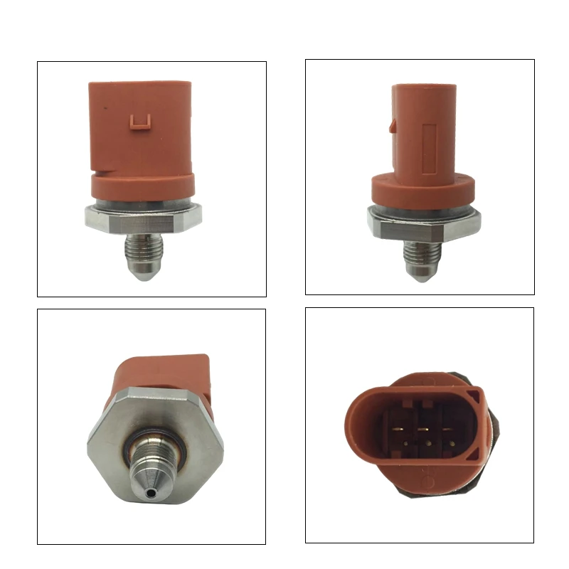 0261545051 06J906051D Fuel Rail Pressure Sensor Common Rail Pressure Sensor Fit VW Passat Magotan Audi Q5 2.0T EA888 Gen 2Engine