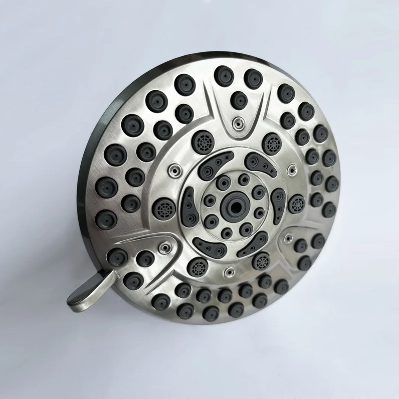

4.7" Fixed Rainfall Shower Head with 10 Spray Settings and Adjustable Swivel Joint